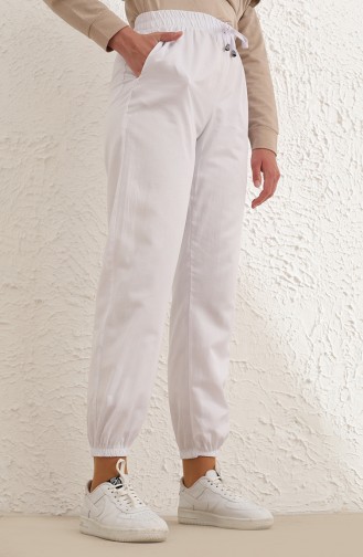 Pantalon Blanc 6115-07