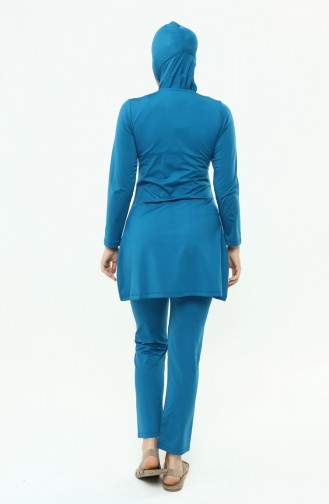 Oil Blue Swimsuit Hijab 22901-03