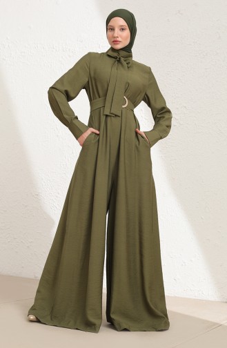 Khaki Jumpsuits 228423-02