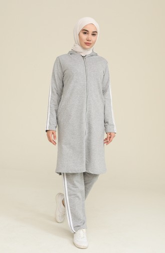 Grau Jogginganzüge 1018-05