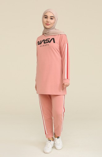 Dusty Rose Tracksuit 4141-02