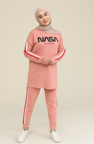 Dusty Rose Tracksuit 4141-02