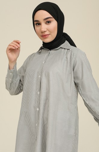 Black Overhemdblouse 8759-02