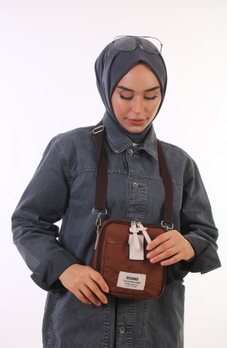 Brown Shoulder Bags 7051-07