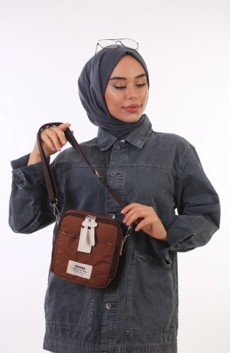 Brown Shoulder Bags 7051-07