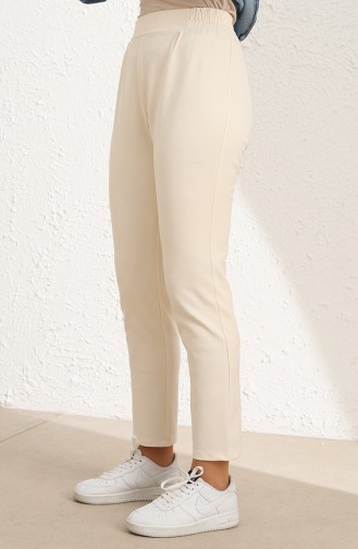 Ecru Pants 10202253PNT-02