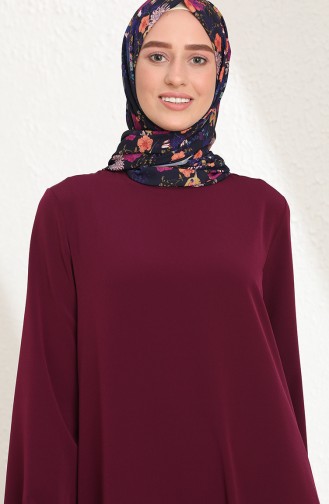 Lila Hijab Kleider 15045-02