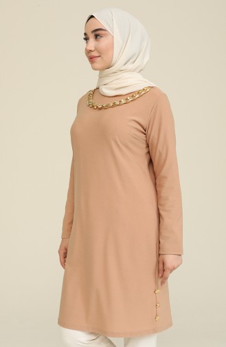 Beige Tunikas 3734-02