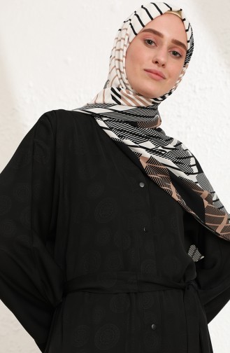 Black Abaya 7009-01