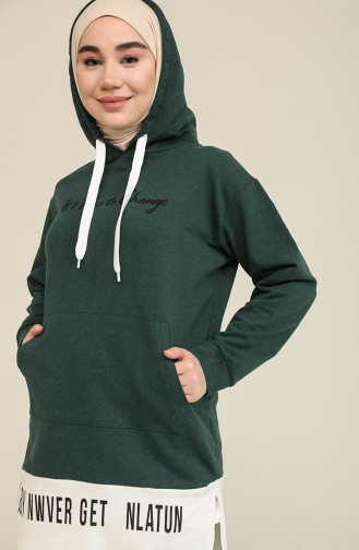 Emerald Green Sweatshirt 3328-09