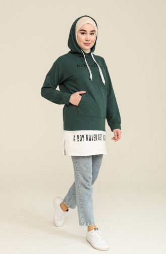 Emerald Green Sweatshirt 3328-09