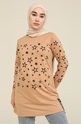 Beige Tunics 8385-03