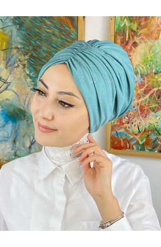 Turban Pret-a-Porter Vert eau 33NZL7052233-10