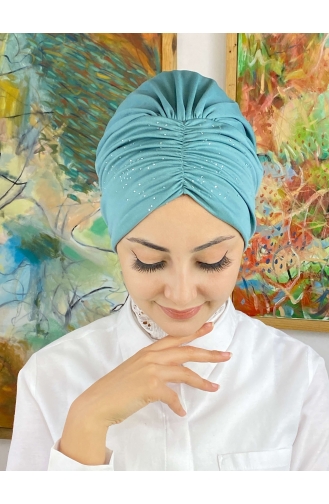 Turban Pret-a-Porter Vert eau 33NZL7052233-10