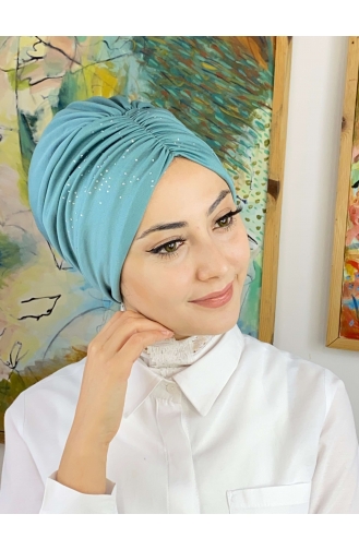 Turban Pret-a-Porter Vert eau 33NZL7052233-10