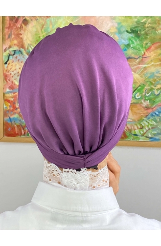 Medium Purple Ready to Wear Turban 33NZL7052233-04