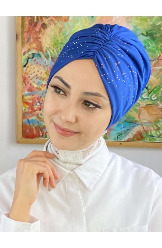 Saks-Blau Praktischer Turban 33NZL7052233-05