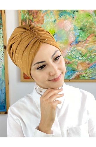 Mustard Ready to Wear Turban 33NZL7052233-07