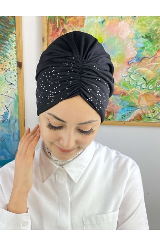 Black Ready to wear Turban 33NZL7052233-08