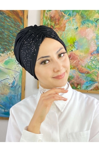 Black Ready to wear Turban 33NZL7052233-08