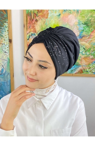 Black Ready to wear Turban 33NZL7052233-08