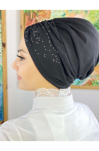 Black Ready to wear Turban 33NZL7052233-08