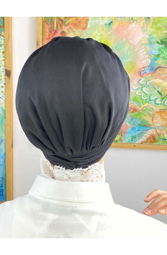 Black Ready to wear Turban 33NZL7052233-08