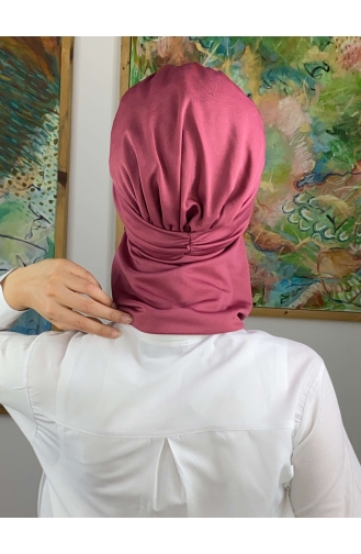 Dark Dusty Rose Ready to Wear Turban 3514MAYŞAP35-07