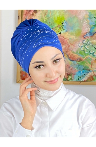 Firuze Model Taşlı Bone 113NZL70522113-02 Saks