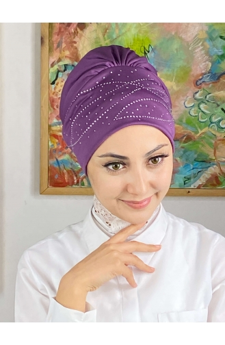 Light Purple Ready to Wear Turban 113NZL70522113-05