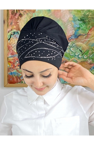 Black Ready to wear Turban 113NZL70522113-06