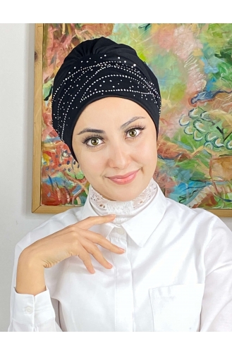 Black Ready to wear Turban 113NZL70522113-06