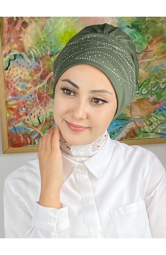 Henna Green Ready to Wear Turban 113NZL70522113-08