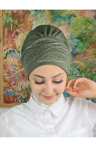 Henna Green Ready to wear Turban 113NZL70522113-08
