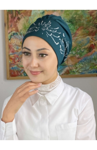 Dark Petrol Ready to Wear Turban 84NZL7052284-10