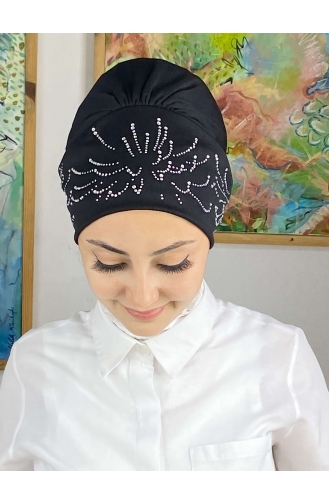 Black Ready to Wear Turban 84NZL7052284-05