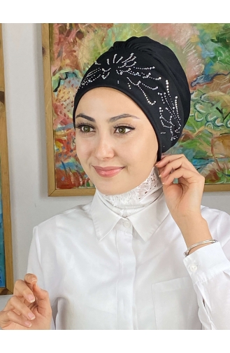 Black Ready to Wear Turban 84NZL7052284-05