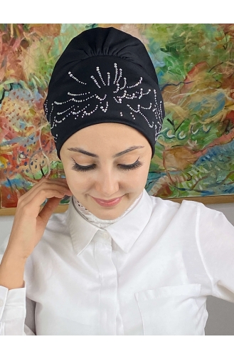 Black Ready to Wear Turban 84NZL7052284-05