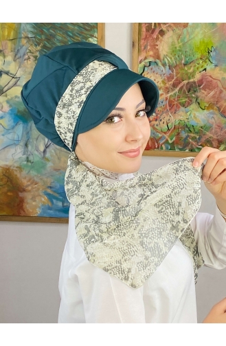 Turban Pret-a-Porter Pétrole 19NZL7052219-02