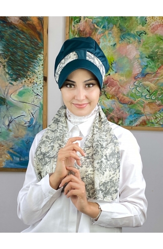 Turban Pret-a-Porter Pétrole 19NZL7052219-02