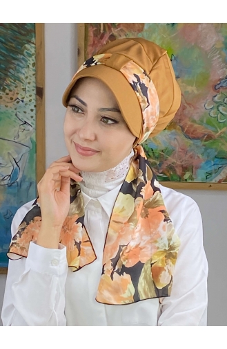 Mustard Ready to Wear Turban 27NZL7052227-01