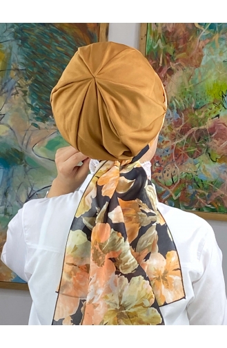 Mustard Ready to Wear Turban 27NZL7052227-01