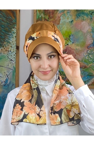 Mustard Ready to Wear Turban 27NZL7052227-01