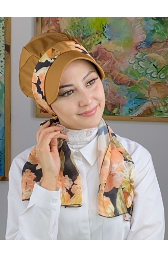 Mustard Ready to Wear Turban 27NZL7052227-01