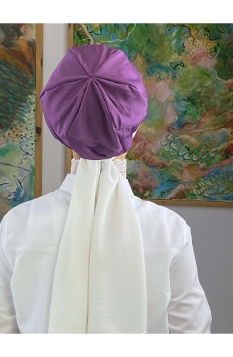 Mitte Lila Praktischer Turban 29NZL7052229-01