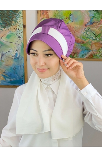 Mitte Lila Praktischer Turban 29NZL7052229-01