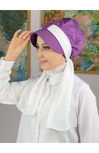 Mitte Lila Praktischer Turban 29NZL7052229-01