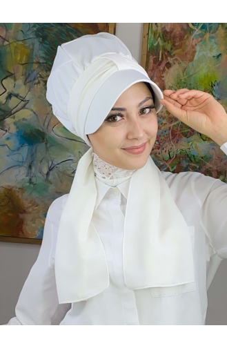 White Ready to Wear Turban 2NZL705222-03