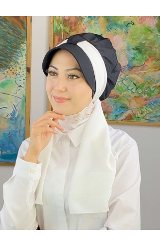 White Ready to Wear Turban 31NZL7052231-01