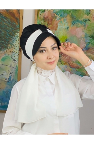 White Ready to Wear Turban 31NZL7052231-01